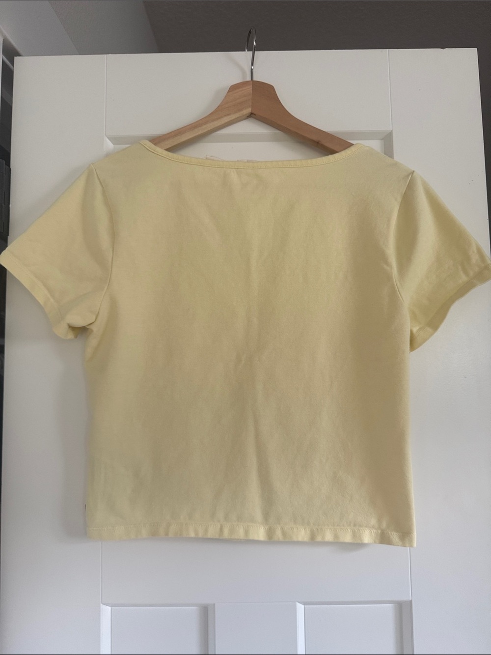 Levi's Mars Corset Pale Yellow Scoop Crop Top - Picture 6 of 6